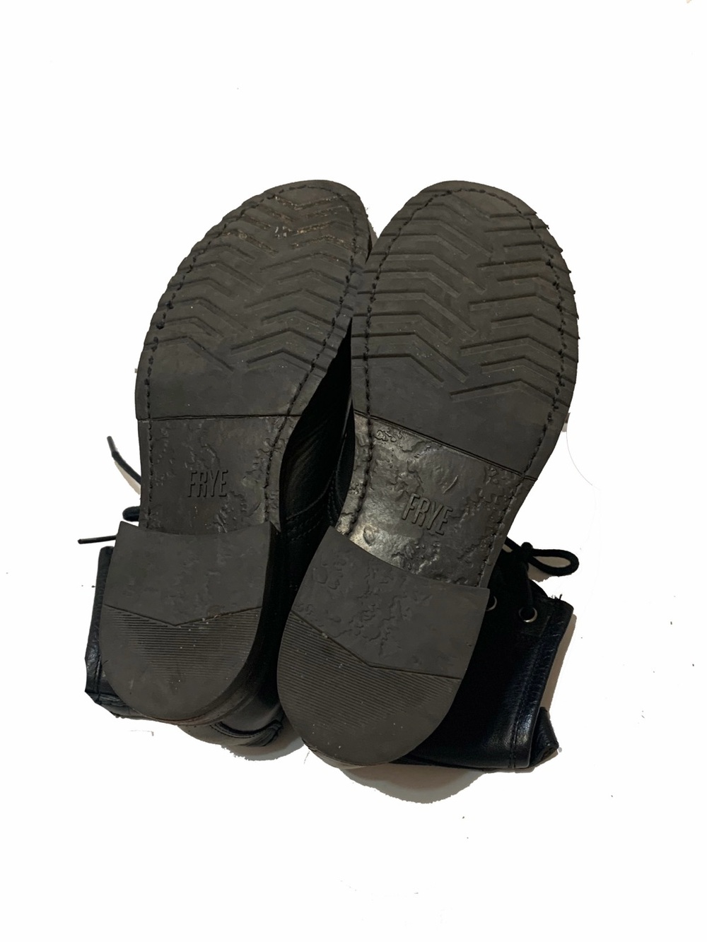 Frye Veronica Women's Black Combat Lace-Up Boots - Picture 5 of 6